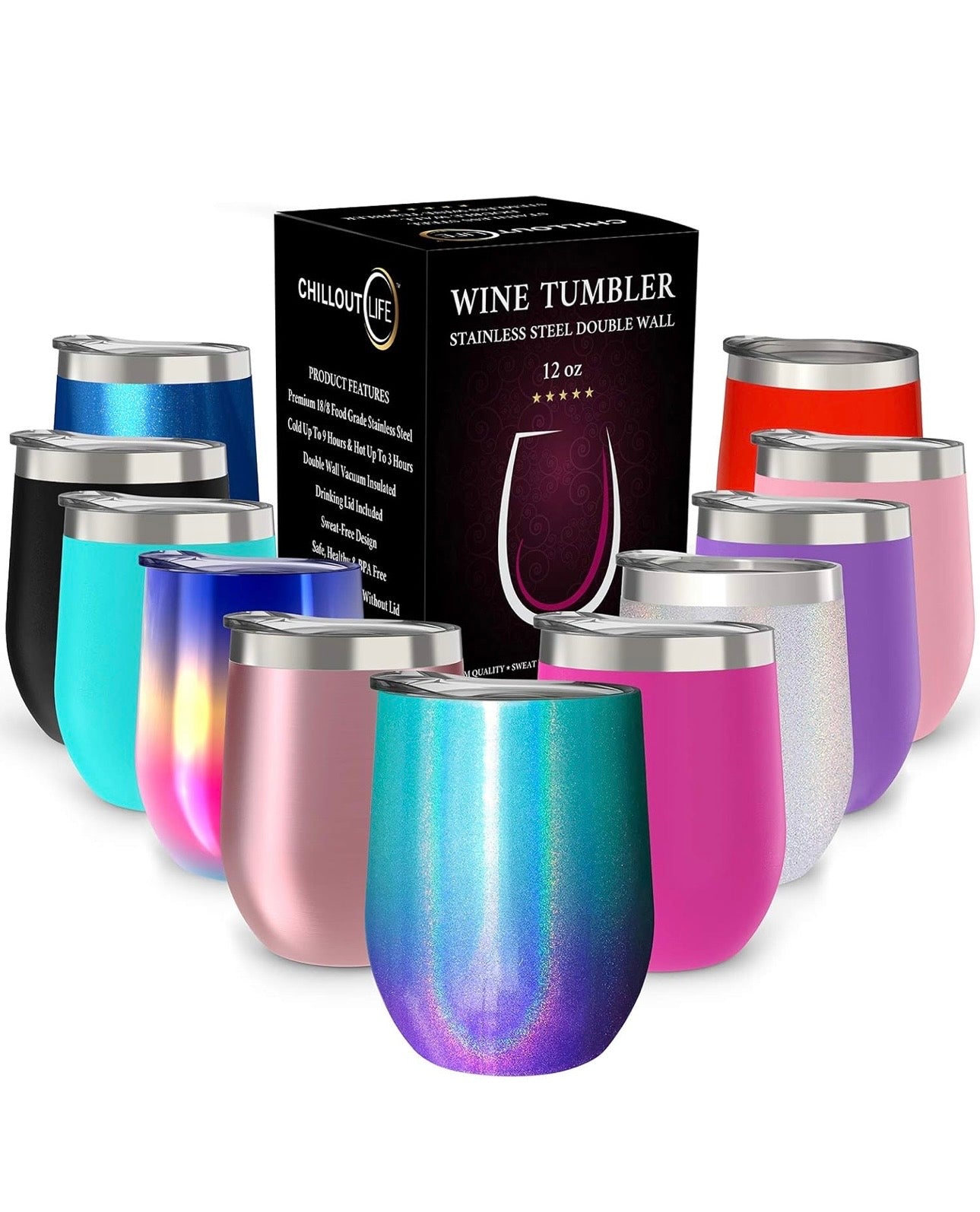 12oz Wine/Coffee tumbler